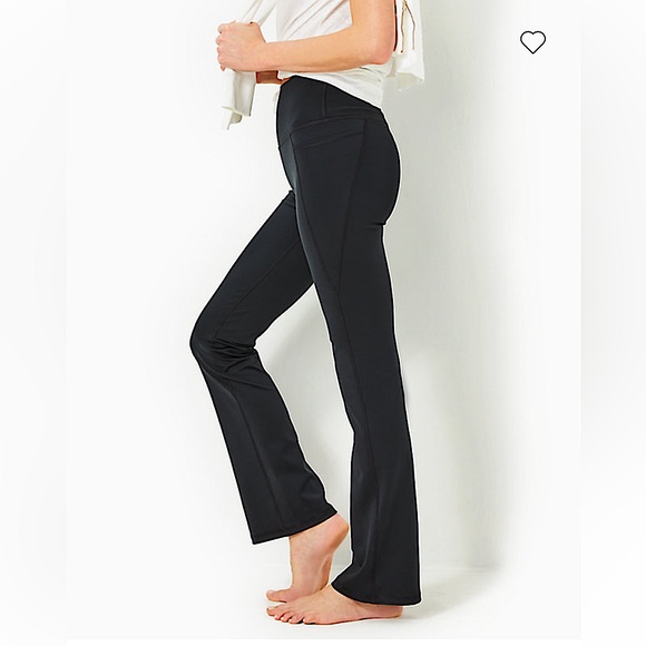 NWT UPF 50 LUXLETIC 31.5” Carpe Vita Flare Legging, Onyx, Size Large - Picture 3 of 5